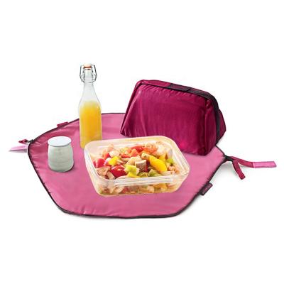 China Insulated 2 in 1 Multifunctional Insulated Meal Prep Place Mat Lunch Packed Bag for sale