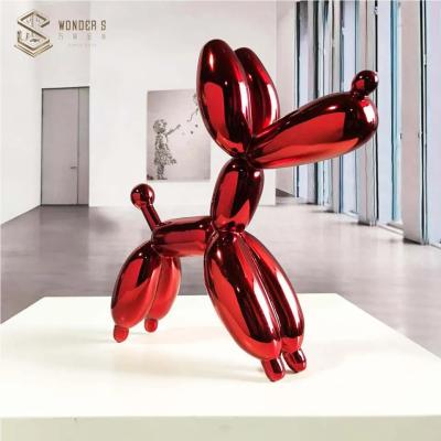 Cina Il giardino Deco ha forgiato la scultura del cane del pallone della scultura 120cm del metallo in vendita