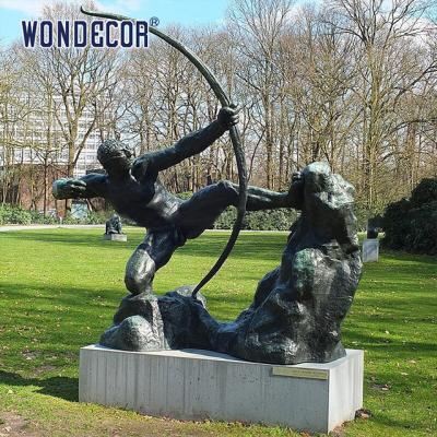 Китай Bronze Sculpture Of Greek Mythological Figure Hercules Archer In Park продается