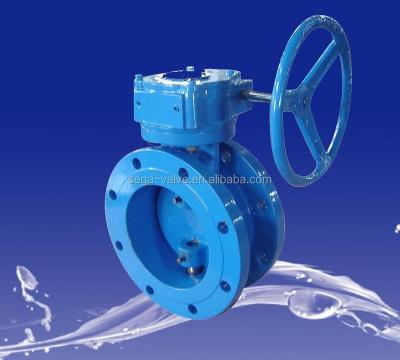 China DN40-DN1000 General Wafer Type Butterfly Valve For Water Treatment With Worm Gear for sale