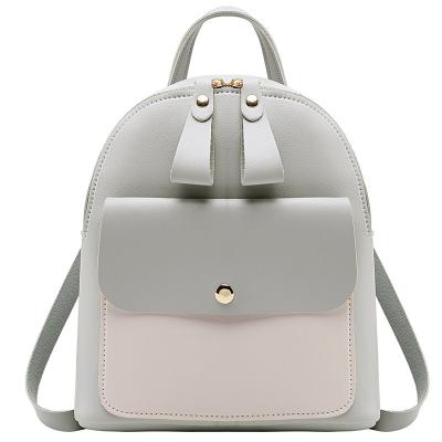 China Fashion Waterproof Multifunctional Cute Women's Mini Backpack Ladies PU Leather Backpack Small For Teenage Girls for sale