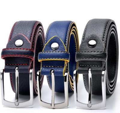 China Belts for men 100% fashion cowhide genuine leather leather classic and 16.5 designs for sale