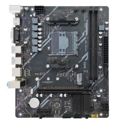 Cina M.2 AMD AM4 Motherboard USB 3.2 SATA 3.0 Dual Channel DDR4 64GB A320 Mainboard in vendita