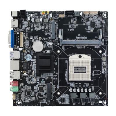 China High Quality Gen4 I7 I5 I3 for Intel RPGA 947 Thin Mini-ITX HM86 Chipset DDR3L MAX 8G RAM Motherboard for AIO Computer AIO-HM86S39S-V1.0 for sale