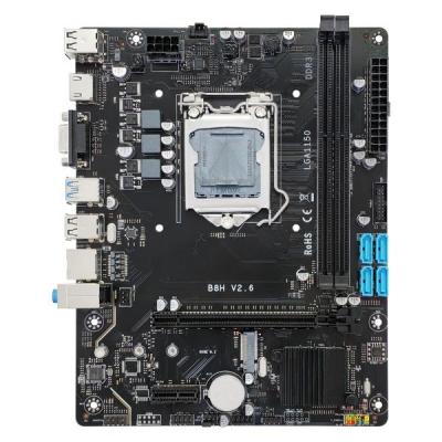 China OEM ODM Placa base de juegos de escritorio LGA 1150 1155 Socket B85 B75 H61 H81 Chipser DDR3 en venta