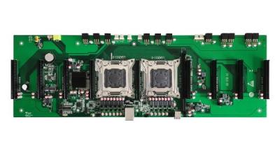 China Industrial Bitcoin Motherboard 8 GPU Mainboard Southbridge C602 Chipset Series for sale