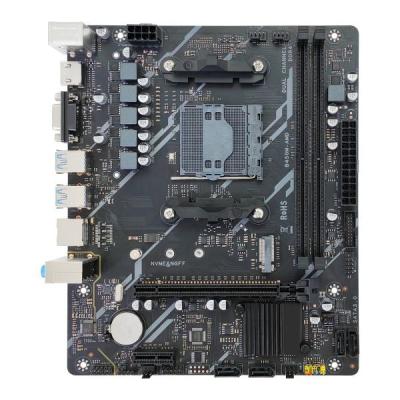 China Motherboard AMD B450 Desktop PC AM4 Motherboard For Gaming 2*DDR4 64G for sale