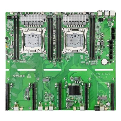 China AX-X99-5PLUS V1.0 Crypto Motherboard 5GPU Multi Graphics Card Slot B85 3060 Supported for sale