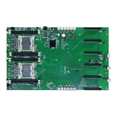 China X99-6PLUS-V5.1 Bitcoin Motherboard Single LAN C612 Chipset Four channels DDR4 for sale