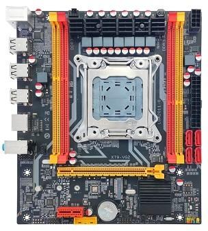 China Desktop X79 Lga 2011 DDR3 Dual Channel Motherboard Computador Mainboard 2011 X79 fornecedor de placa-mãe de computador personalizado à venda