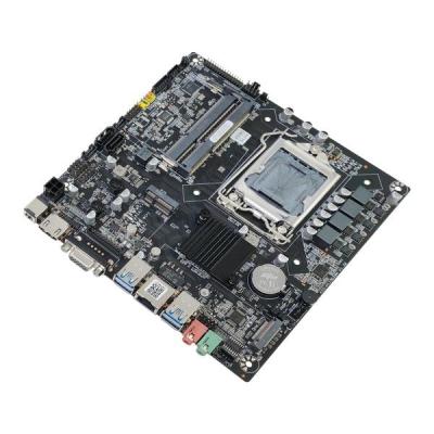 중국 미니 ITX 산업용 임베디드 메인보드 인텔 H110 LGA1151 코어 I3 I5 I7 2 DDR3 VGA LVDS LAN COM 판매용