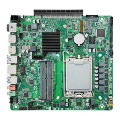 China All In One Thin Itx Motherboard LGA1200 Intel 14th Generation Side X16 Graphics Card for sale