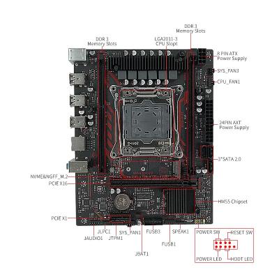 Chine X99-P32 V1.1 X99 carte mère XEON ddr3 LGA 2011-3 Pour Xeon 2680V3 CPU 16GB DDR4 M-ATX NVME M.2 pris en charge à vendre