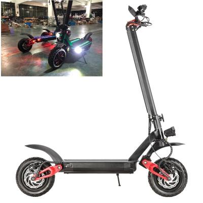 China Top-opening frame off-road electric scooter 52v 60v 2400w 11 inch pneumatic tire dual motor electric scooter for adults outdoor sports for sale