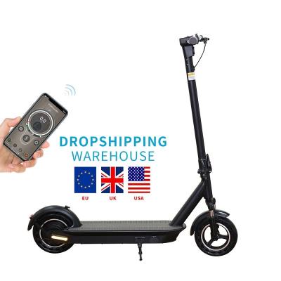 China Instocking Droshpping Eu UK Au Unisex Warehouse 10inch 500w Folding Electric Scooter Adult 35km/h Fast Electric Scooter for sale