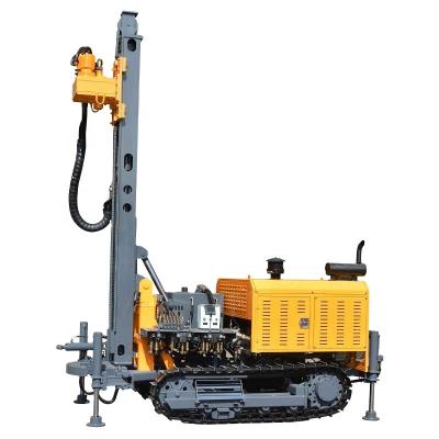 China KAISHAN Factory Economic Diesel Hydraulic 200m Water Well Drilling Rig Hits Rock Fast for sale