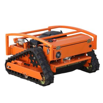 China Crawler Lawn Mower Lawn Robot Self-Propelled Cordless Remote Control Mower For Agricultural for sale