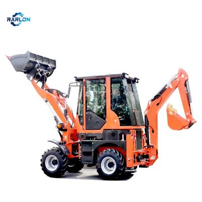 China Rarlon Farms Mini Back Hoe Loader Mini Excavator Loader 1 Ton Backhoe Loader For Sale for sale