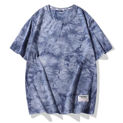 China Streetwear Tie Dye Shirt QUICK DRY T-shirt Printing Custom Tie Dye Tee Shirts Oversized T-shirt for sale