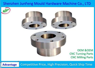 China Aluminum 6061 Precision CNC Parts , CNC Lathe Machine Parts JPEG Drawing format for sale