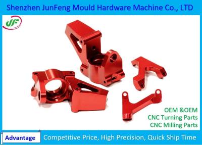 China Präzision CNC-Bewegungsteile, kundenspezifische CNC-Motorrad-Teile mit Strahlen und der Anodisierung zu verkaufen