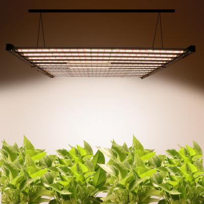 China 200lm/w YXO Yuxinou New Technology Aluminum Folding Grow Dimmable LED Gardening Light Spectrum LED Grow Light 1200w for sale