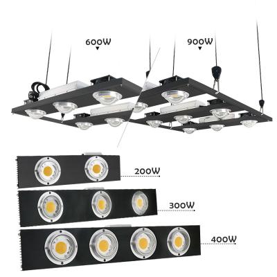 China Assembled LED Grow Board Bar Spectrum Crees Cxb3590 High Quality Full COB Led Grow Light 300W 600W 900W Led Grow Light for sale