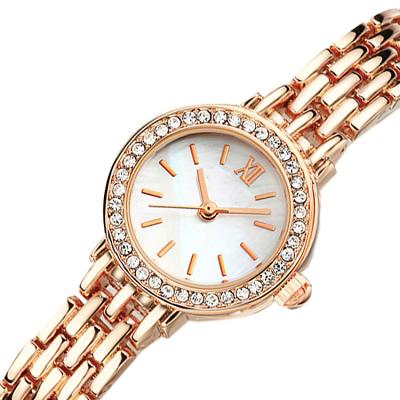 China W2213L-ZQ Shock Resistant Crystals Watch To Shape Gift Luxury Quartz Watches OEM Ladies Watch for sale