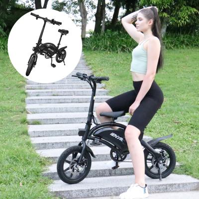 China EU Warehouse IENYRID Kirin B2 Alloy Electric Bike 48V 400W 45KM/H e Mobility Aluminum Bicycle 14 Inch Folding Electric Moped Bike for sale