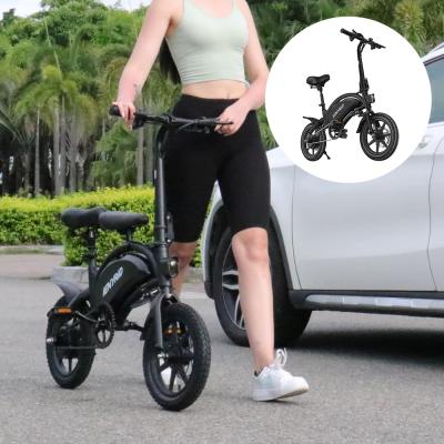 China EU Warehouse IENYRID Kirin B2 UK Mobility Electric Bicycle 48V 7.5Ah Aluminum Alloy 14 Inch Tire Fat Folding Electric Bike For Adult Kids for sale