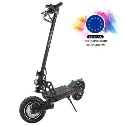 China PRO 50KM/H KUGOO G2 Unisex Electric Scooter In Europe Poland Warehouse Drop Shipping 10 Inch Big Wheel e Scooter With Seat for sale