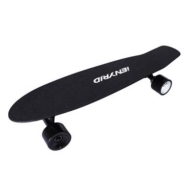 China Cost Effective Youth Belt 350W Motor Skate Boardsads 25.2V 50.4W Brushless Electric Skateboards With Remote for sale