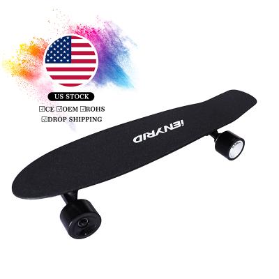 China Youth Max 10km Chain Skate Boardsads 25.2V 50.4W Electric Skateboards With Remote At Reasonable Price for sale