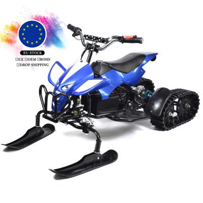 China Traveling (in stock) electric snow winter sports products 750w mobile snowmobile for kids Eu warehouse for sale