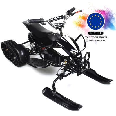 China Touring For Kids Winter Sports Product Electric Snow mible 750W Drop Shipping E Snowmobile In Eu Warehouse for sale