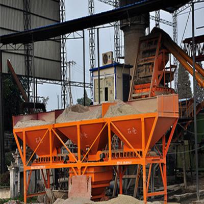 China Pld2400 Factory Three Bin Concrete Batching Machine For Aggregate Batching Bin for sale