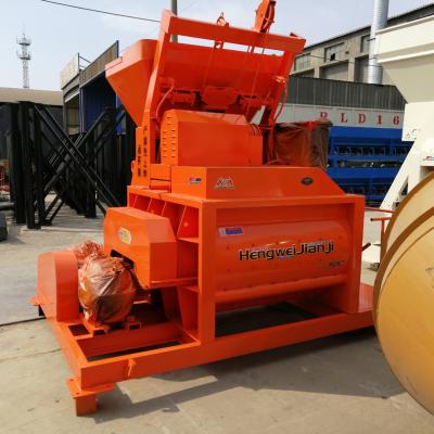 China Construction Industry Concrete Making Mixer Concrete Mixer michine JS500 0.5m3 Twin Shaft Concrete Mixer for sale