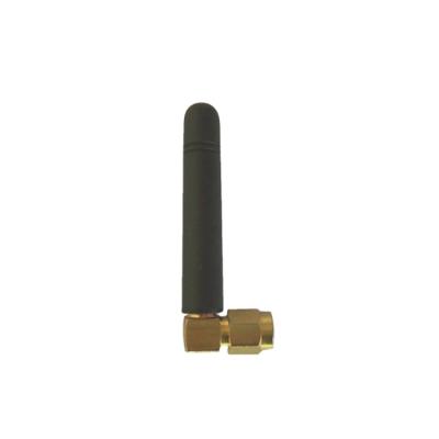 China ABS WLAN Radio Rubber Duck Wimax 2.4Ghz Antenna SMA Straight Connector for sale