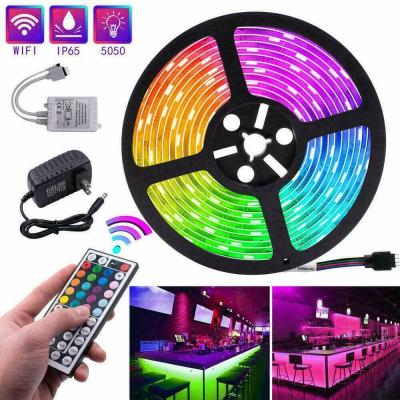 China TV Led Strip Waterproof RGB Ws2812b 5050 Stripes Sk6812 Wifi Ws2811 240v Smart Ledstrip Ws2812 Lights Room Color Led Strip Light for sale