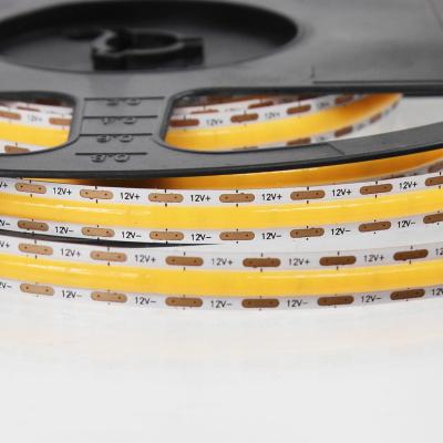 China DC 12v/24v Mini Cut 5mm High Density Brightness Indoor COB Led Strip Led Strip White Light Color Optional for sale