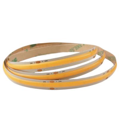 China Shine High Cri90 TDC Stripe 8w 24vdc Super Bright Indoor Flexible Neon Light Pocket 24v Cob Led Strip 12v for sale