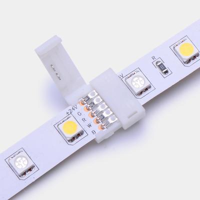 China FPC 2 Pin 3pin 4pin 8mm Solder Free 10mm Led Strip Connector With Wire For Single Color Led Light for sale