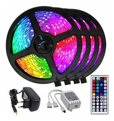 China Warehouse daybetter wholesale 16.4ft high quality flexible non waterproof 5m color changing rgb smd5050 led room light strip for sale