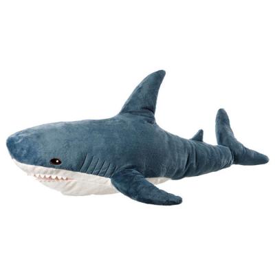 China Holiday Gifts Kids Toy Promotion Gift Customized Stuffed Plush Toy Cute Whale Sleeping Pillow Toy Animal Soft Blue Shark Toy For Kids for sale