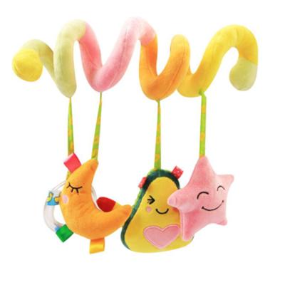 China Music Bell Hot Selling Activity Stuffed Toy Cot Musical Crib Baby Newborn Infant Spiral Toy for sale