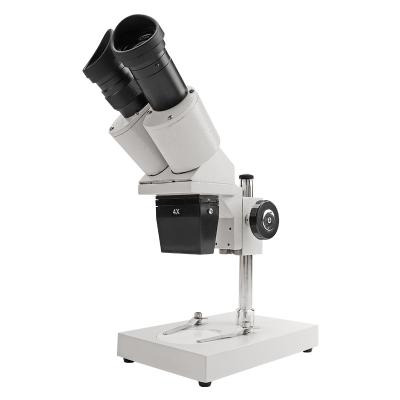 China China Supplier S-20-P 10X/20X/30X/40X Aluminum Cheapest Industrial Microscope Tilted Binocular Head 45 Degree Electric Stereo Microscope for sale