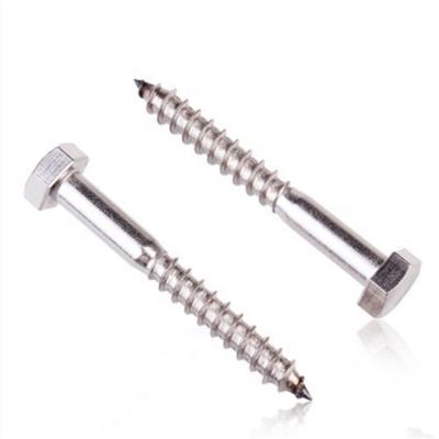 China HEX Jinggong Factory Direct Sale 304/316 Stainless Steel Hex Lag Screw for sale