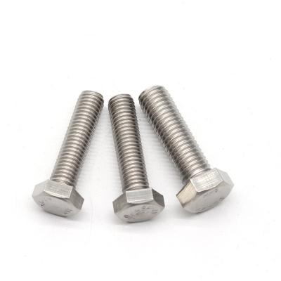 China Industry Handan jinggong factory direct sale 304/316 stainless steel hex head bolts for sale