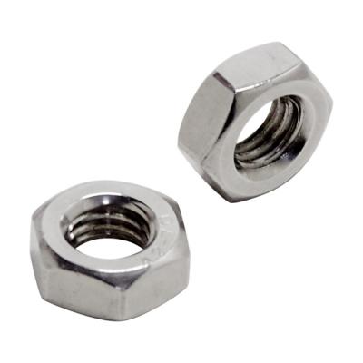 China Heavy industry Handan jinggong factory supply 201/304/316 stainless steel hex nuts for sale