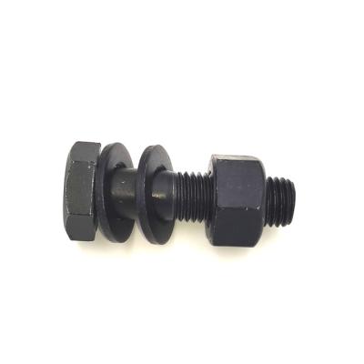 China Steel High Tensile Hex Head Bolts Grade 8.8 10.9 Black Oxide Hex Head Bolts for sale